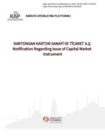 Material Event Disclosure Form 1 -06/02/2026