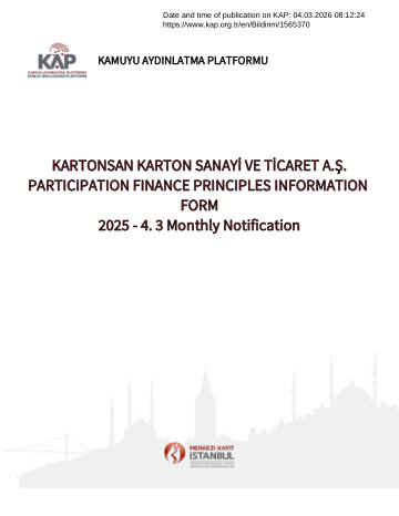 Material Event Disclosure Form 1 -04/03/2026