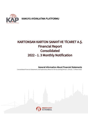 Financial Statements and Notes 03/2022