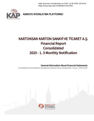 Financial Statements and Notes 03/2025