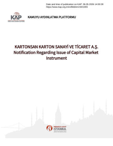 Material Event Disclosure Form 2 -06/05/2026